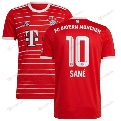 Leroy Sane 10 Bayern Munich Youth 2022/23 Home Player Jersey - Red