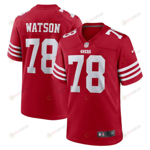 Leroy Watson 78 San Francisco 49ers Home Game Player Jersey - Scarlet