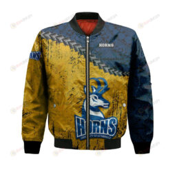 Lethbridge Pronghorns Bomber Jacket 3D Printed Grunge Polynesian Tattoo