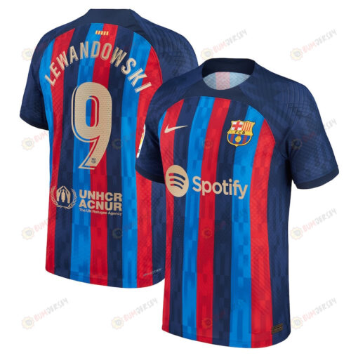 Lewandowski 9 Barcelona 2022/23 Home Men Jersey - Navy