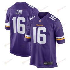 Lewis Cine 16 Minnesota Vikings 2022 Draft First Round Pick Game Jersey In Purple