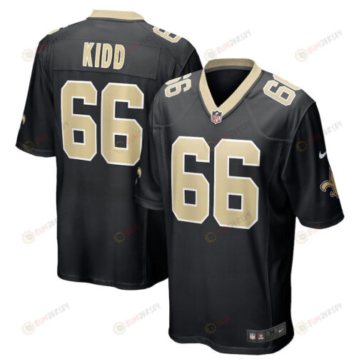 Lewis Kidd New Orleans Saints Game Player Jersey - Black