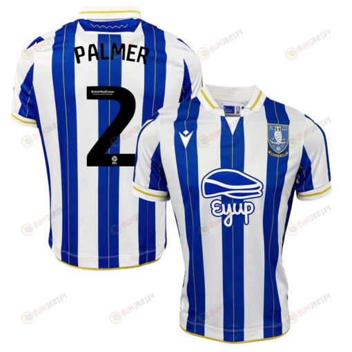 Liam Palmer 2 Sheffield Wednesday FC 2023-24 Home Men Jersey - Blue