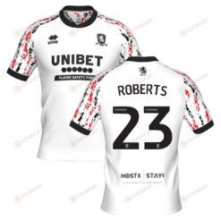 Liam Roberts 23 Middlesbrough 2022-23 Third Jersey - White