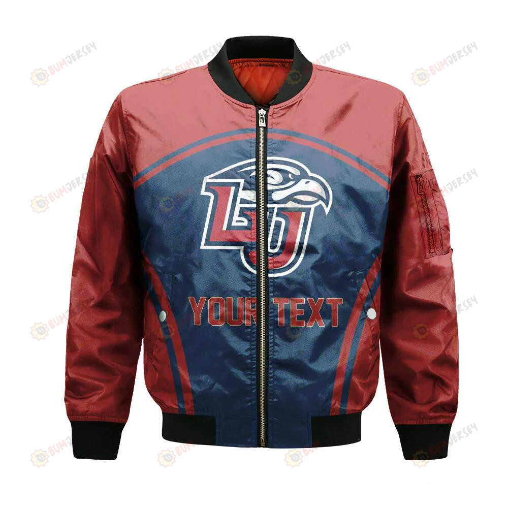 Liberty Flames Bomber Jacket 3D Printed Curve Style Sport