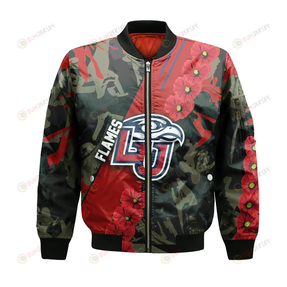 Liberty Flames Bomber Jacket 3D Printed Sport Style Keep Go on