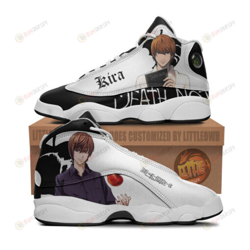 Light Yagami Shoes Death Note Anime Air Jordan 13 Shoes Sneakers