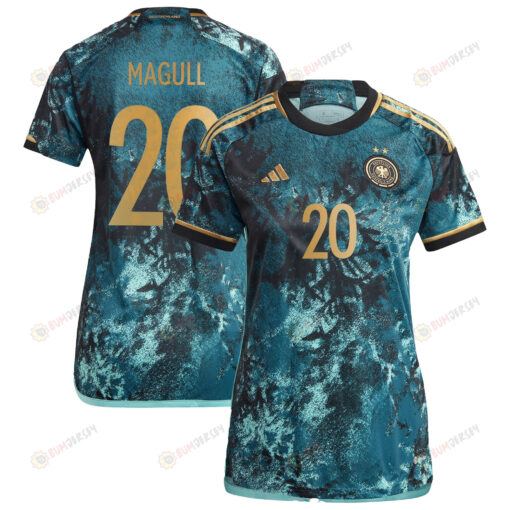 Lina Magull 20 Germany 2023 National Team Away Jersey - Women