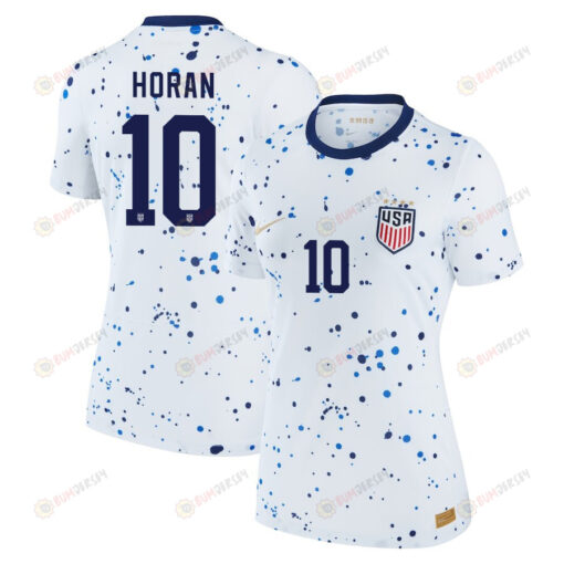 Lindsey Horan 10 USA Women's National Team 2023-24 World Cup Home Women Jersey