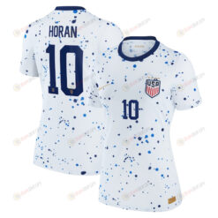 Lindsey Horan 10 USWNT Women 2023 Home Jersey - White