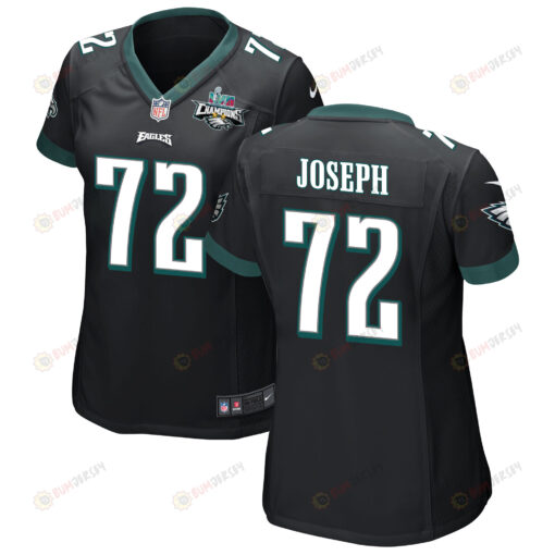 Linval Joseph 72 Philadelphia Eagles Super Bowl LVII Champions 2 Stars WoMen's Jersey - Black