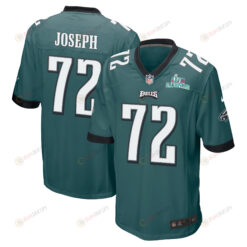 Linval Joseph 72 Philadelphia Eagles Super Bowl LVII Champions Men's Jersey - Midnight Green