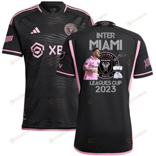 Lionel Messi 10 Inspires Inter Miami's Championship Leagues Cup 2023 Black Jersey - Men