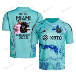 Lionel Messi 10 Inspires Inter Miami's Championship Leagues Cup 2023 One Planet Jersey - YOUTH