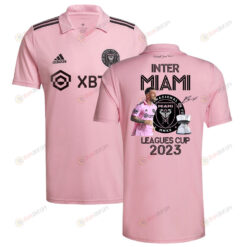 Lionel Messi 10 Inspires Inter Miami's Championship Leagues Cup 2023 Pink Jersey - Men