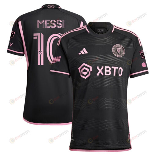 Lionel Messi 10 Inter Miami 2022-23 Away Jersey - Black