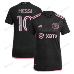 Lionel Messi 10 Inter Miami CF 2023/24 La Noche Women Black Jersey