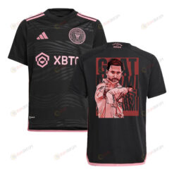 Lionel Messi 10 Inter Miami Capture Leagues Cup 2023 Black Jersey - YOUTH