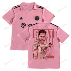 Lionel Messi 10 Inter Miami Capture Leagues Cup 2023 Pink Jersey - YOUTH