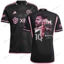 Lionel Messi 10 Inter Miami Clinches Leagues Cup Crown 2023 Black Jersey - Men