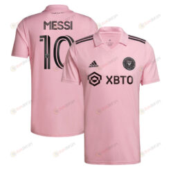 Lionel Messi 10 Inter Miami FC 2023 Home Youth Jersey - Pink