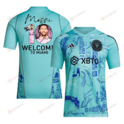 Lionel Messi 10 Inter Miami FC Iconic Debut 2023 One Planet Men Jersey - Player Version