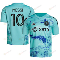 Lionel Messi 10 Inter Miami FC Signed 2023 One Planet Youth Jersey - Green