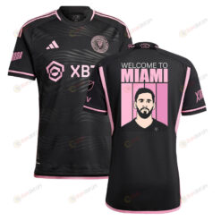 Lionel Messi 10 Inter Miami FC Welcome 2023 Black Men Jersey - Player Version