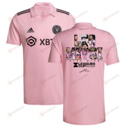 Lionel Messi 10 Inter Miami Masterpiece Of Leagues Cup 2023 Pink Jersey - Men