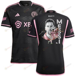 Lionel Messi 10 Inter Miami Signed Win Leagues Cup 2023 Black Jersey - Men