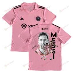 Lionel Messi 10 Inter Miami Signed Win Leagues Cup 2023 Pink Jersey - YOUTH