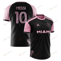 Lionel Messi 10 Signed Inter Miami FC 2023 Away Men Jersey - Saintetixx Concept
