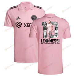 Lionel Messi 10 Welcome To Inter Miami FC 2023/24 Men Home Jersey - Pink