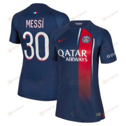 Lionel Messi 30 Paris Saint-Germain Women 2023/24 Home Jersey - Navy