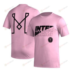 Lionel Messi Inter Miami Team Jersey Hook T-Shirt - Pink