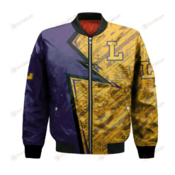 Lipscomb Bisons Bomber Jacket 3D Printed Abstract Pattern Sport