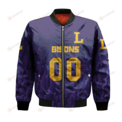 Lipscomb Bisons Bomber Jacket 3D Printed Team Logo Custom Text And Number