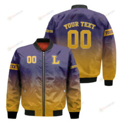 Lipscomb Bisons Fadded Bomber Jacket 3D Printed