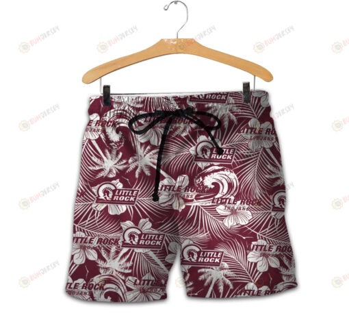 Little Rock Trojans Men Shorts Tropical Seamless