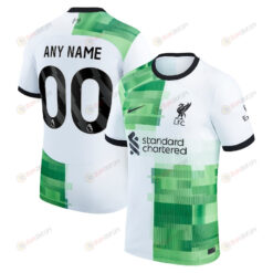 Liverpool 2023/24 Away Custom Men Jersey - White