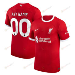 Liverpool 2023/24 Home Custom Youth Jersey - Red