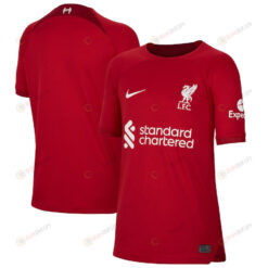 Liverpool Youth 2022/23 Home Player Jersey - Red