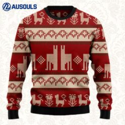 Llama Christmas Ugly Sweaters For Men Women Unisex