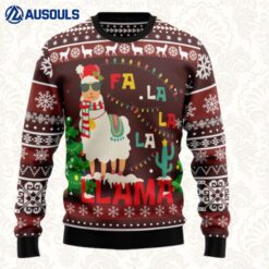 Llama Falalala Christmas Ugly Sweaters For Men Women Unisex