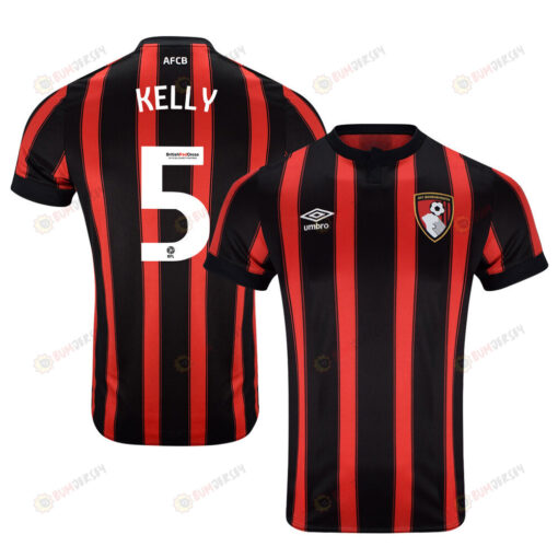 Lloyd Kelly 5 AFC Bournemouth 2023-24 EFL Home Men Jersey - Red