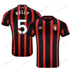 Lloyd Kelly 5 AFC Bournemouth 2023-24 Premier League Home Men Jersey - Red