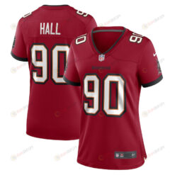 Logan Hall Tampa Bay Buccaneers Women's Game Player Jersey - Red