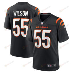 Logan Wilson 55 Cincinnati Bengals Game Jersey - Black