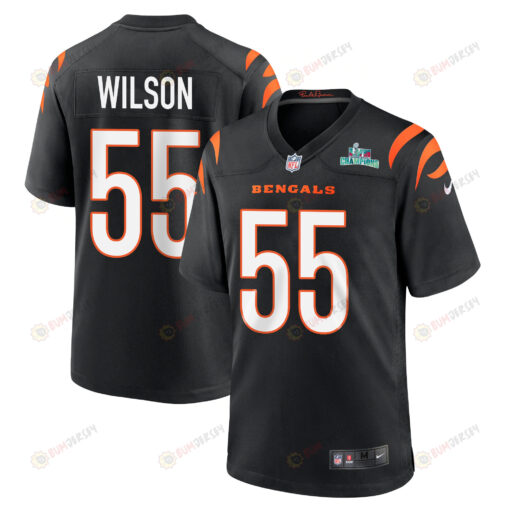 Logan Wilson 55 Cincinnati Bengals Super Bowl LVII Champions Men's Jersey - Black