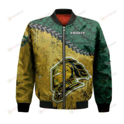 London Knights Bomber Jacket 3D Printed Grunge Polynesian Tattoo